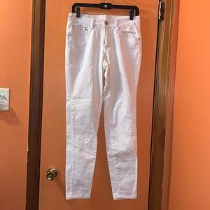 R1893 White straight leg Jeans women size 12